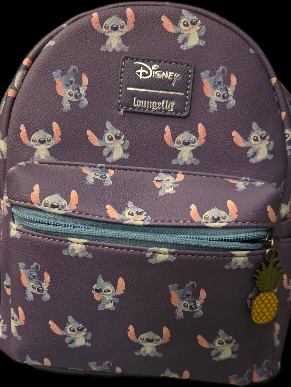 Loungefly Purple Stitch Mini Backpack
